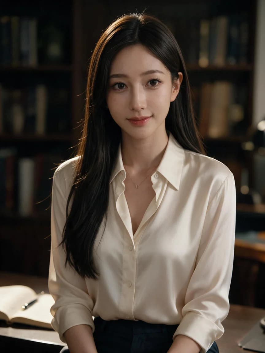 The Host by the Lamplight，The hostess in The Private Tutor