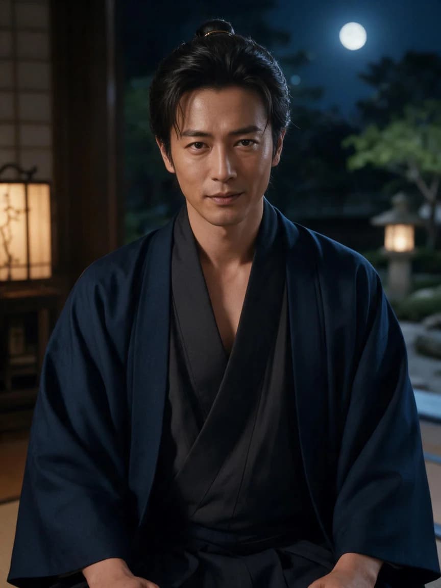 Saku，The one willing to wait in A Promise Under the Moon