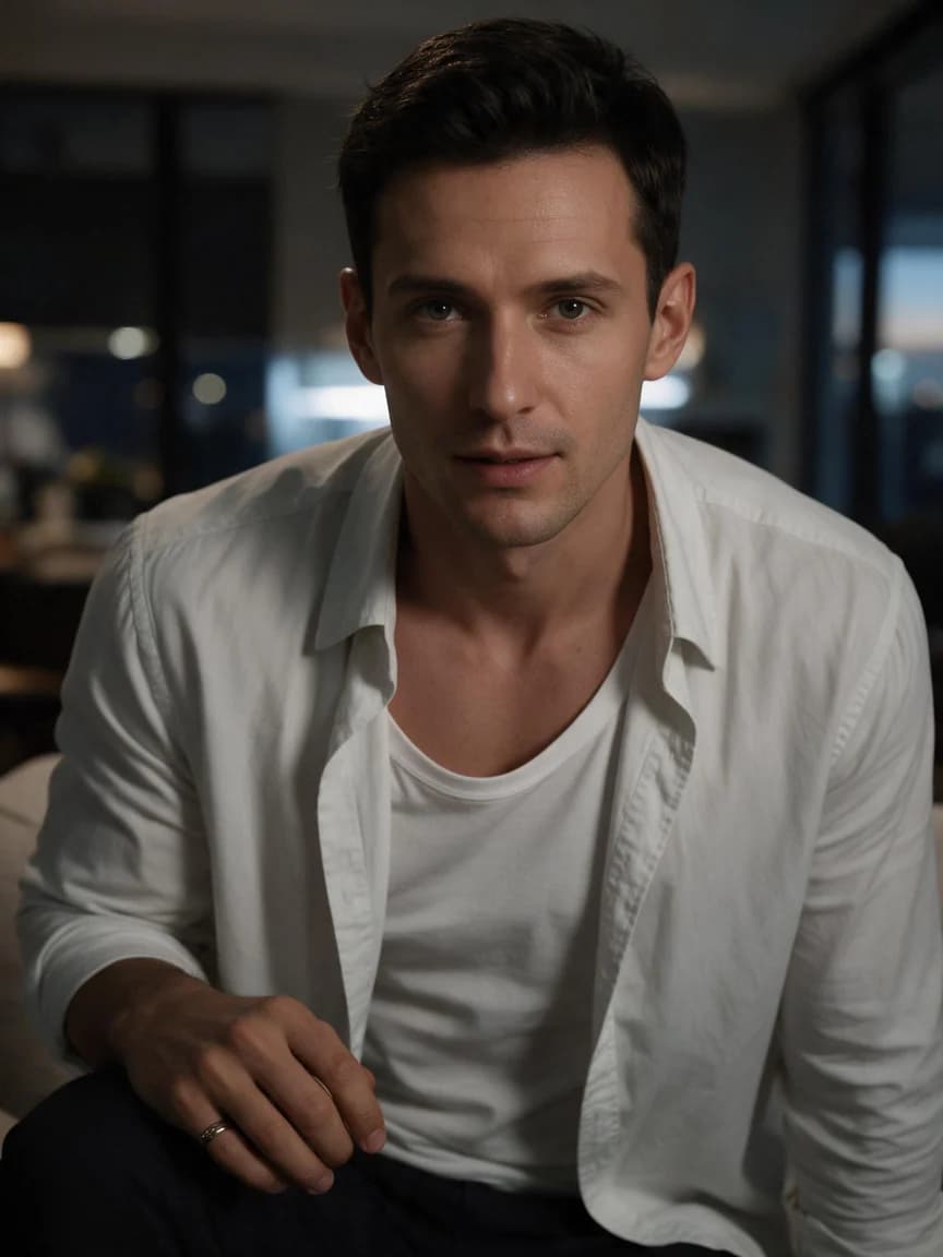 The Man Who Mentions Tomorrow，A quiet-conversation scene role