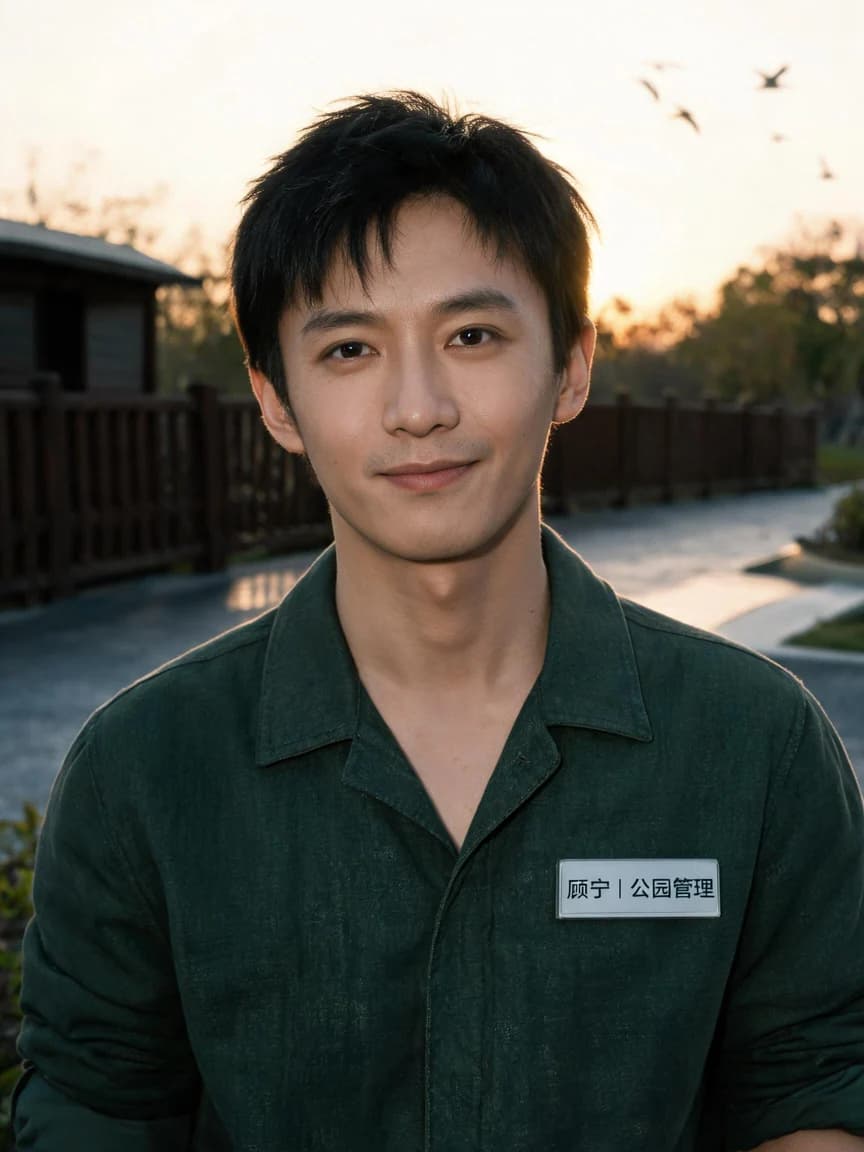 Gu Ning，park ranger · The Park at Dusk · Reunion 010