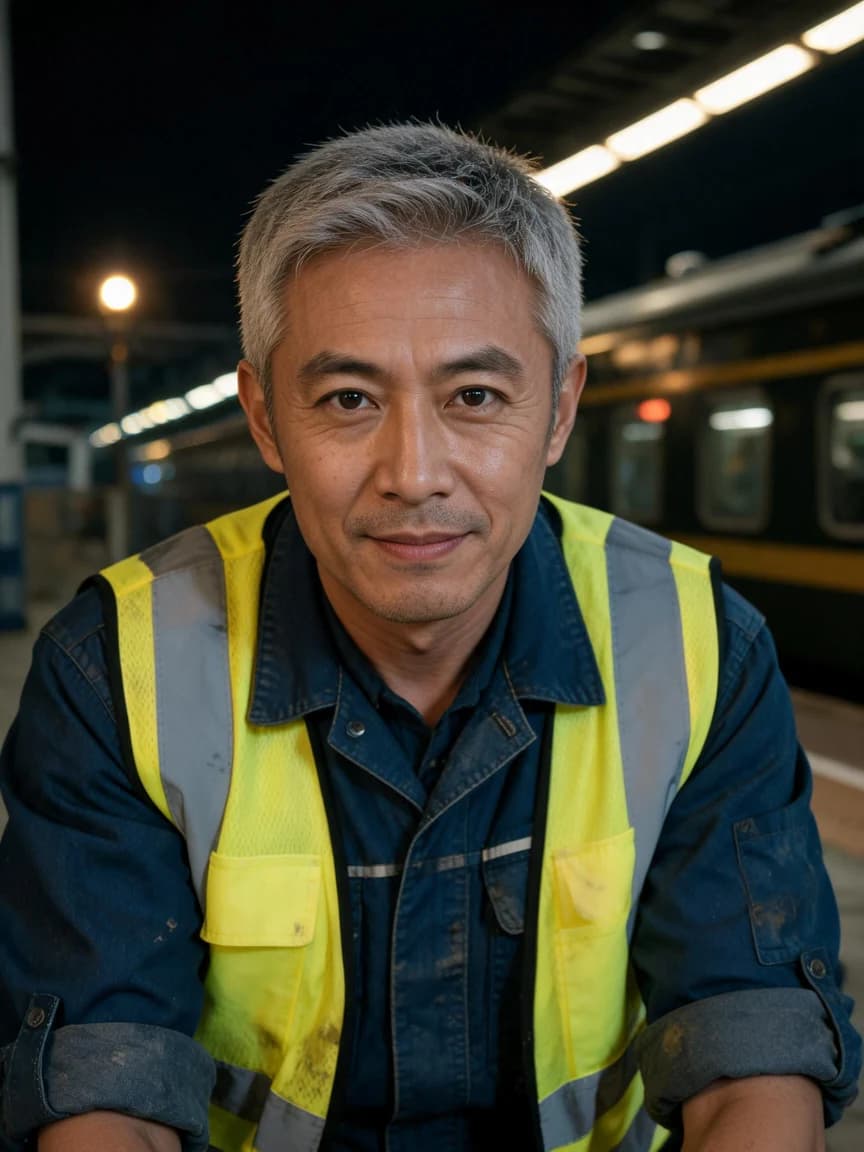 Han Qiu，railway inspector · The Station Before Parting · Reunion 011