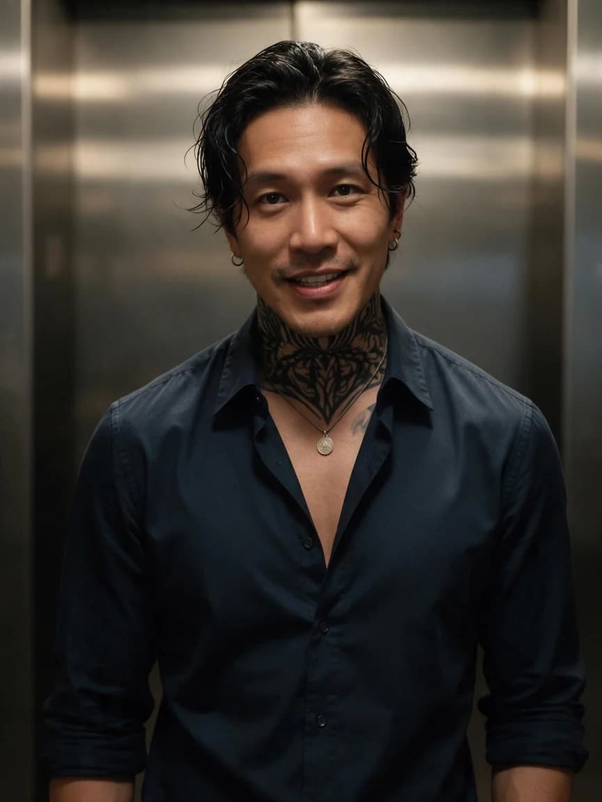 The Man at the Elevator，A meeting on the third try