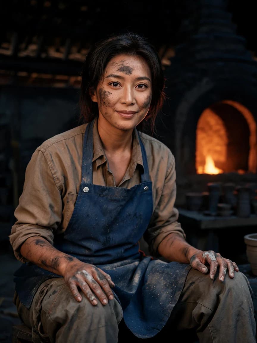 Siriwan，The Kiln Keeper of Sukhothai’s Edge