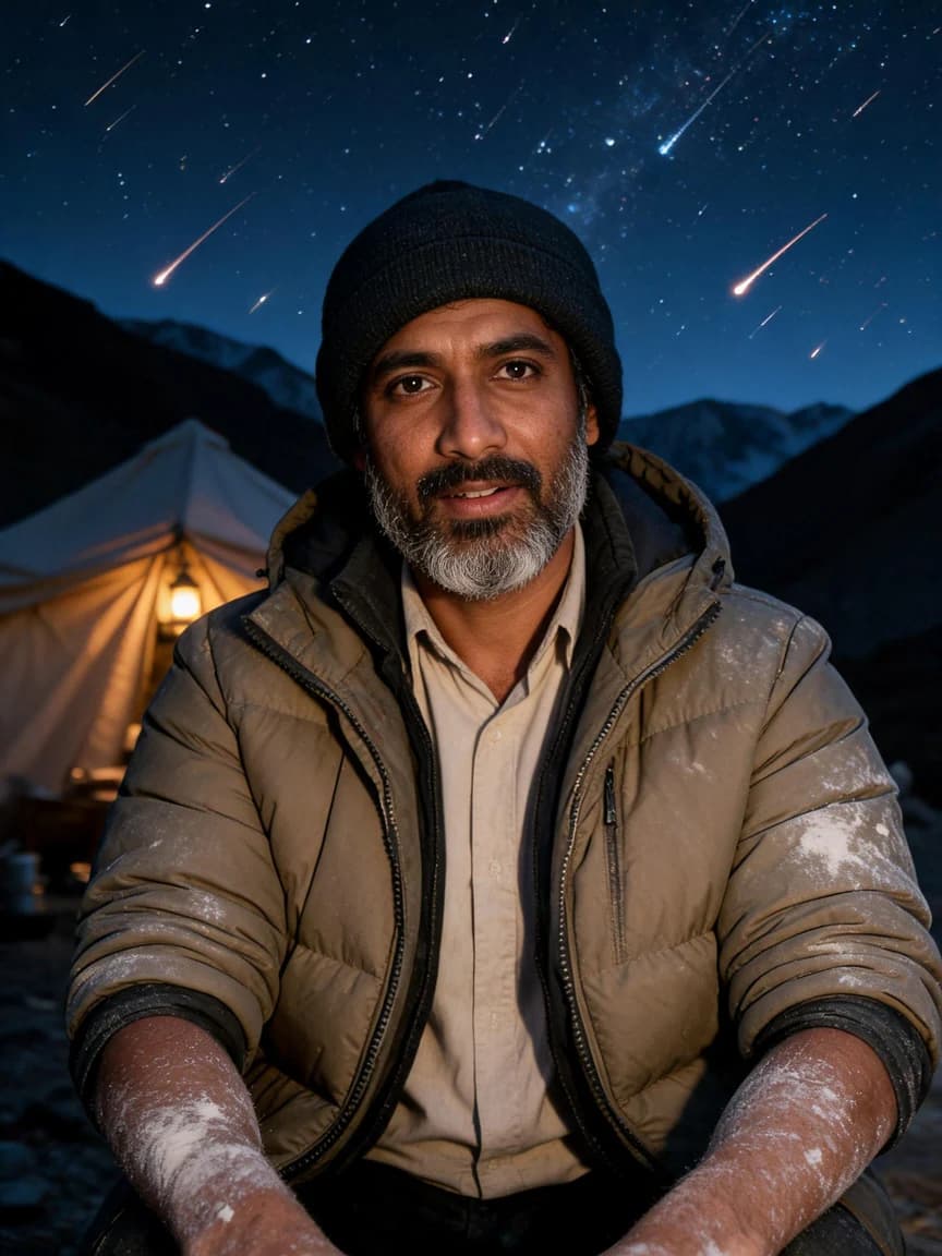 Arjun Nair，Stargazing Camp Cook at Ladakh Ridge Camp