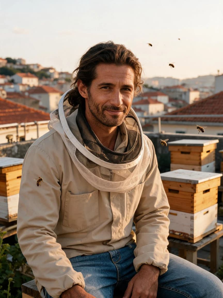 João Silva，The Rooftop Beekeeper