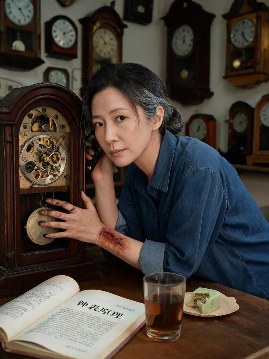 Chu Qingwu，Clock Repairer, specializing in restoring forgotten family timepieces