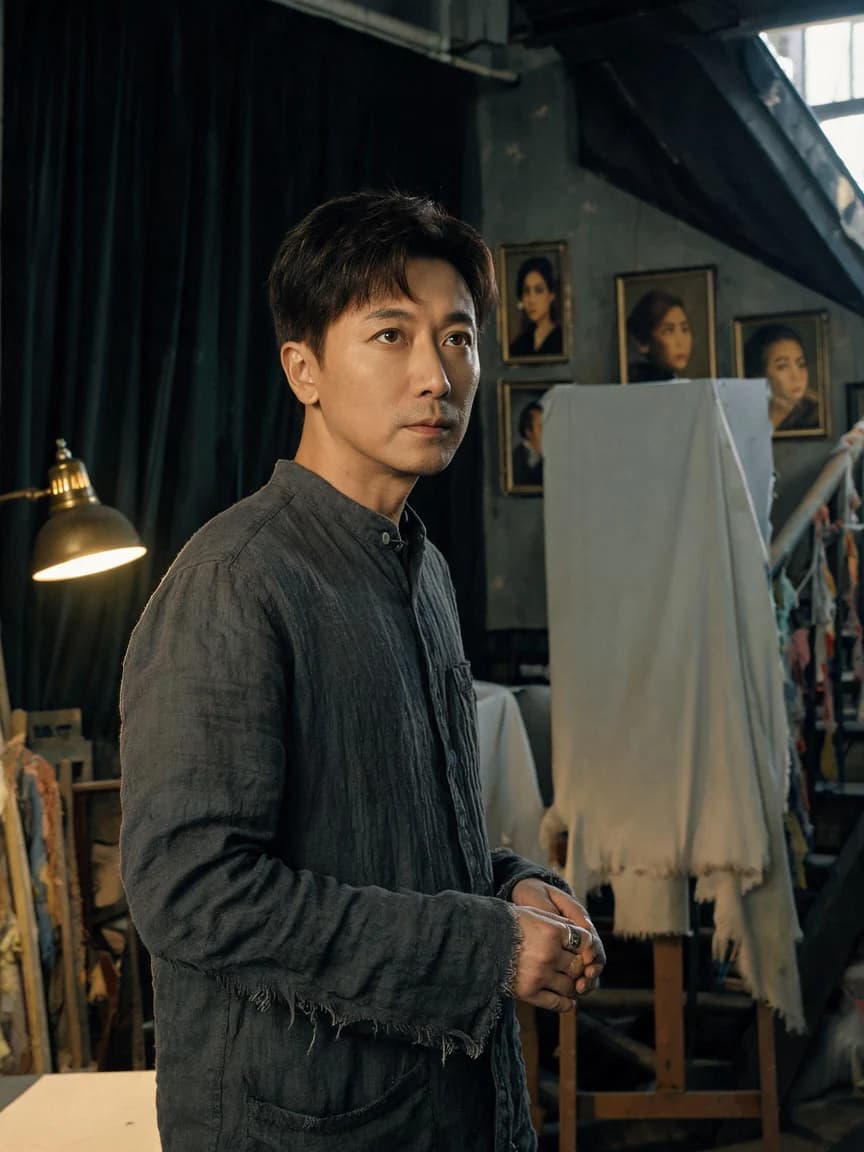 Lu Zhe Wei，Portrait Painter Who Paints the Missing, Using Others' Memories as Ink