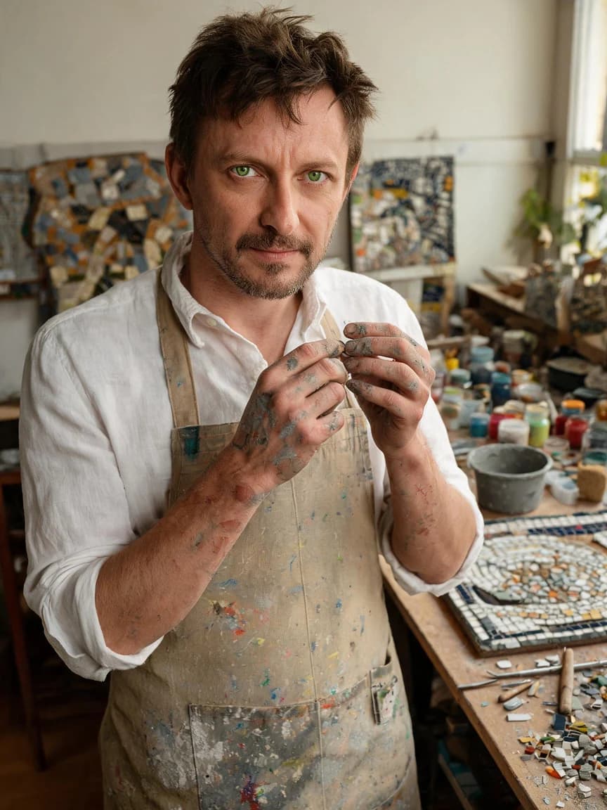 Bartosz Zieliński，The Mosaic Restorer