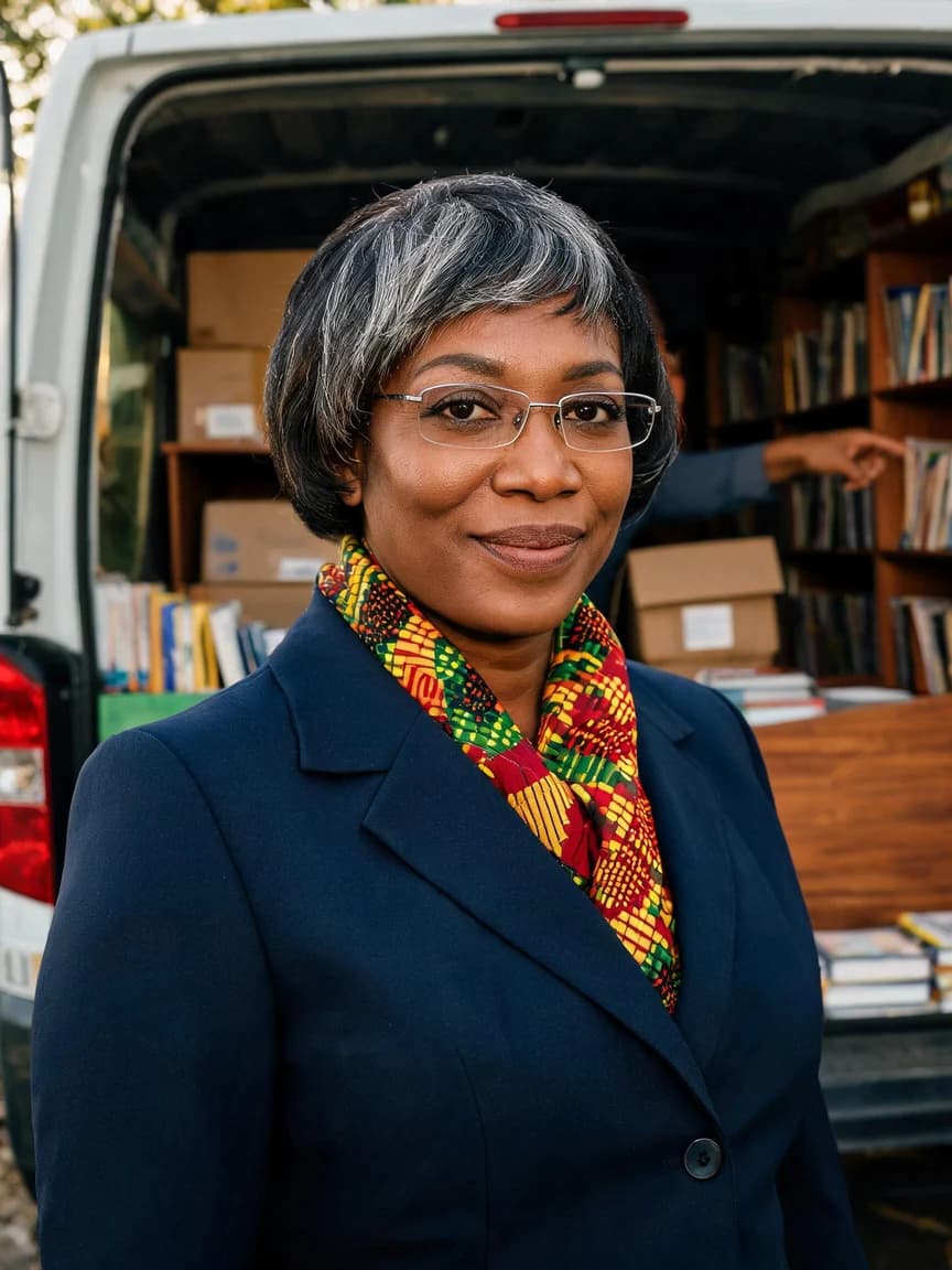 Amara Ngozi Okafor，The Mobile Librarian