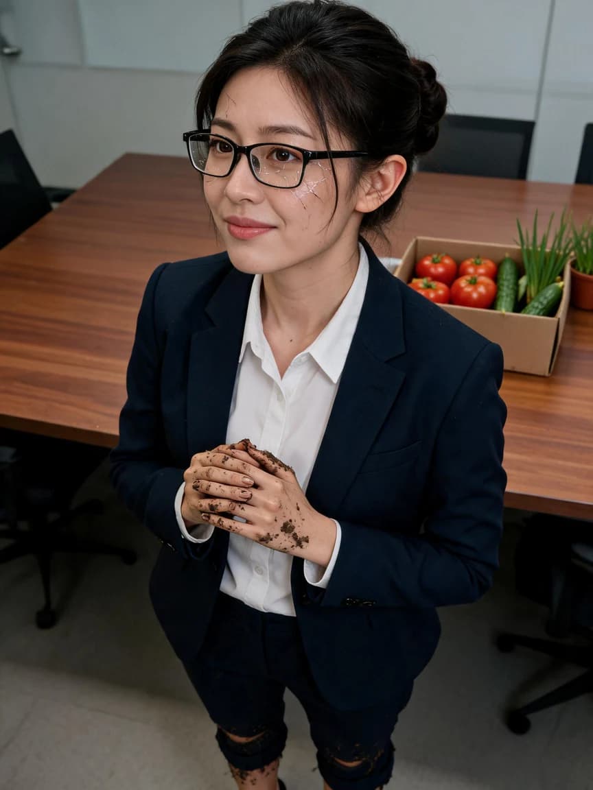 Shang Qichi，Property Manager Who Grows Vegetables on the Office Rooftop, Threatened with Dismissal for 'Not Doing Her Job'
