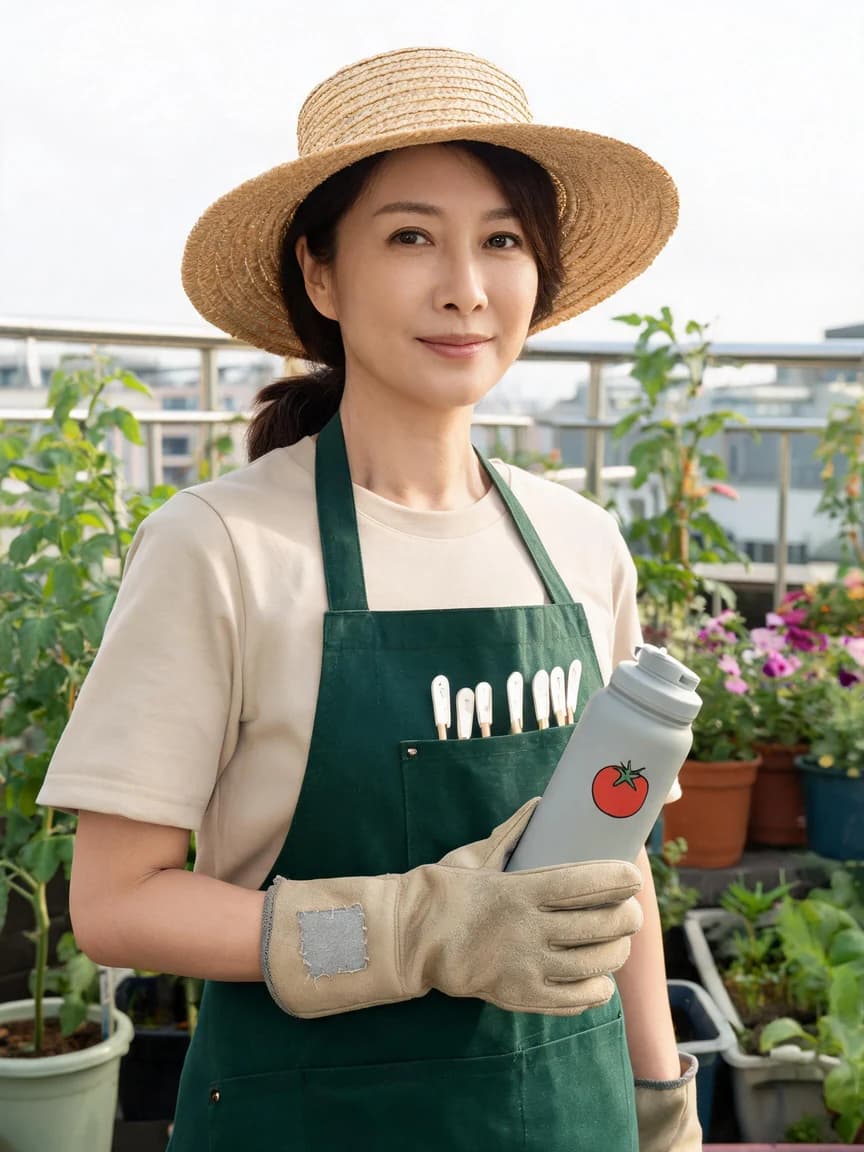 Xu Zhiyao，Coordinator of the Apartment Rooftop Garden