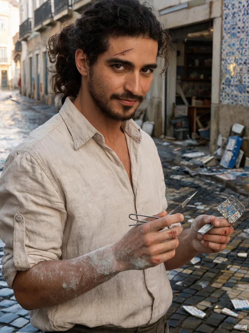 Mateo Delgadillo，Mosaic Restoration Artist