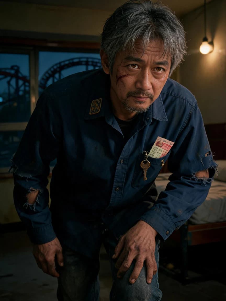 Huo Yushen，Night Watchman of an Abandoned Amusement Park, Driver of the Last Roller Coaster Twenty Years Ago