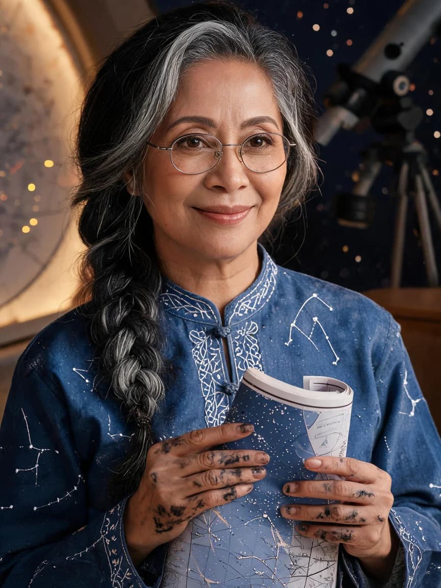 Corazon Delos Reyes，Planetarium Storyteller Who Can't See the Stars She Describes