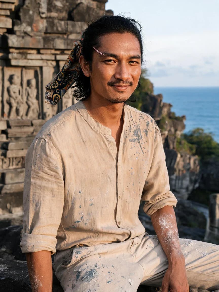 Rendra Wijaya，Mosaic Conservator of the Old Harbor
