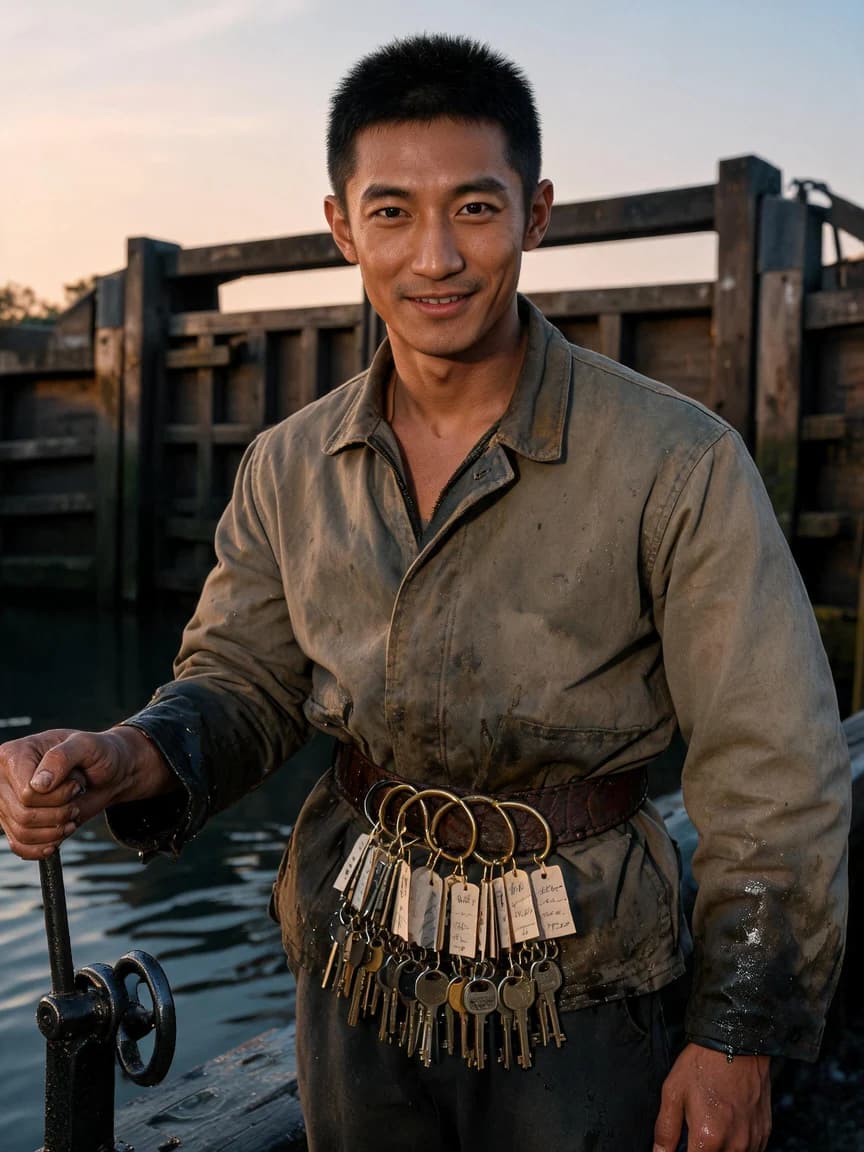 Wei Liang，The Canal Keeper's Rushing Water