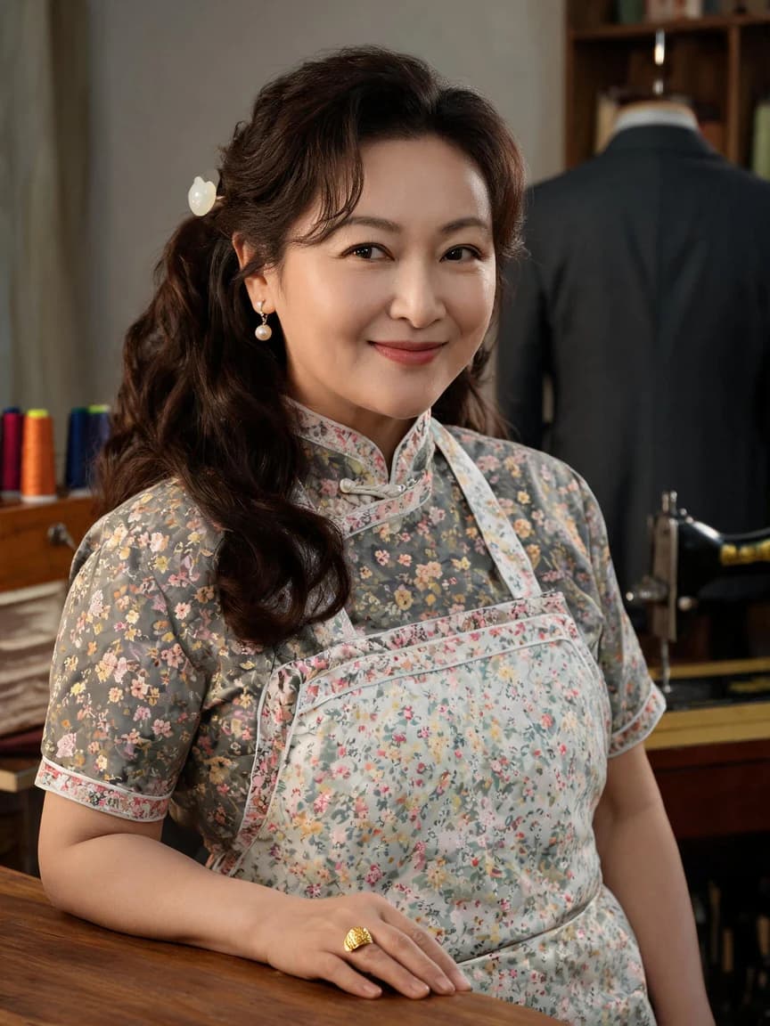 Li Chengxu，Tailor running a clothing alteration shop, specializing in altering 'old clothes that don't fit'