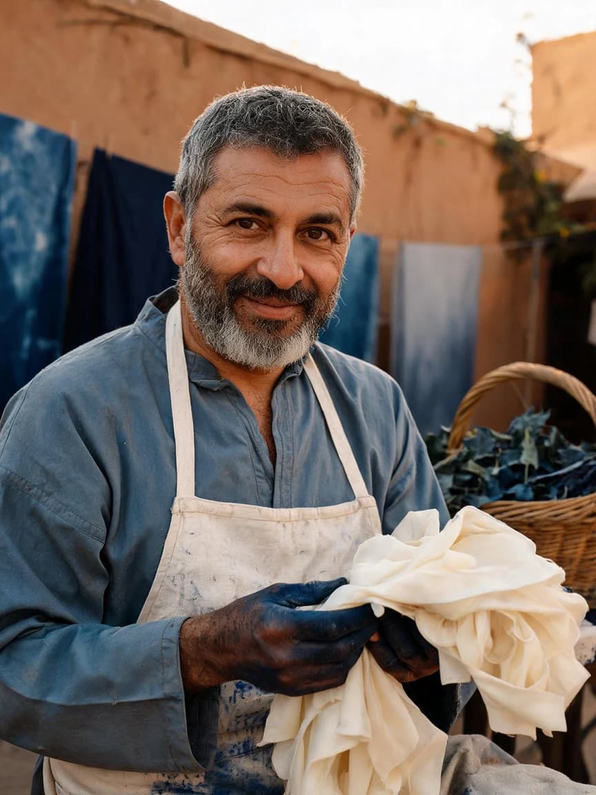 Youssef El Idrissi，The Indigo Dyer's Dilemma