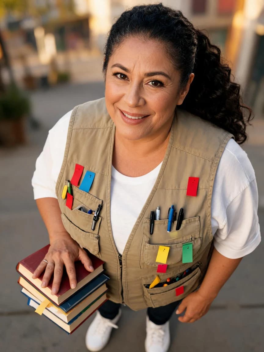 Lucia Santos，The Bookmobile Simplifier