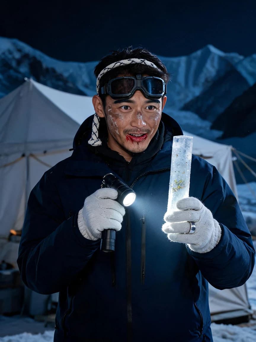 Shang Yanye，Ice Core Driller on the Tianshan Glacier, Specializing in Reading 'Frozen Atmosphere'