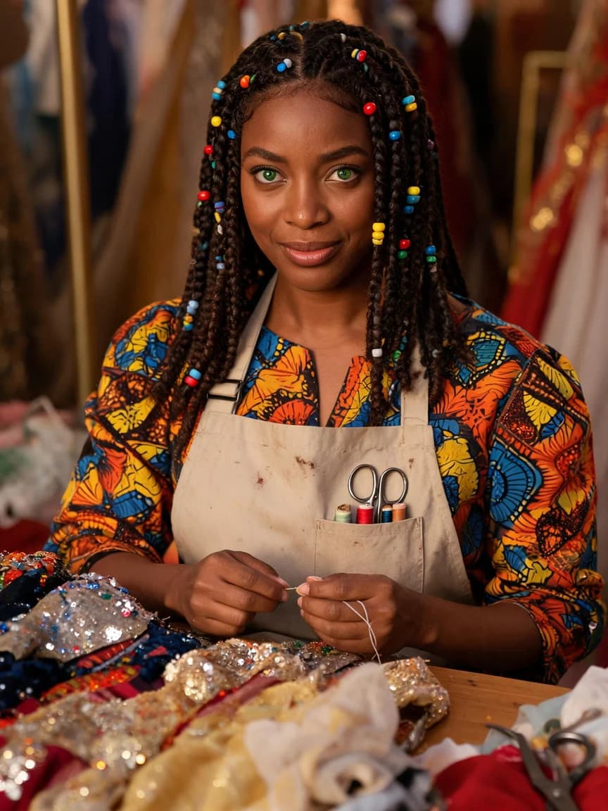 Amina Osei，The Quick Stitcher