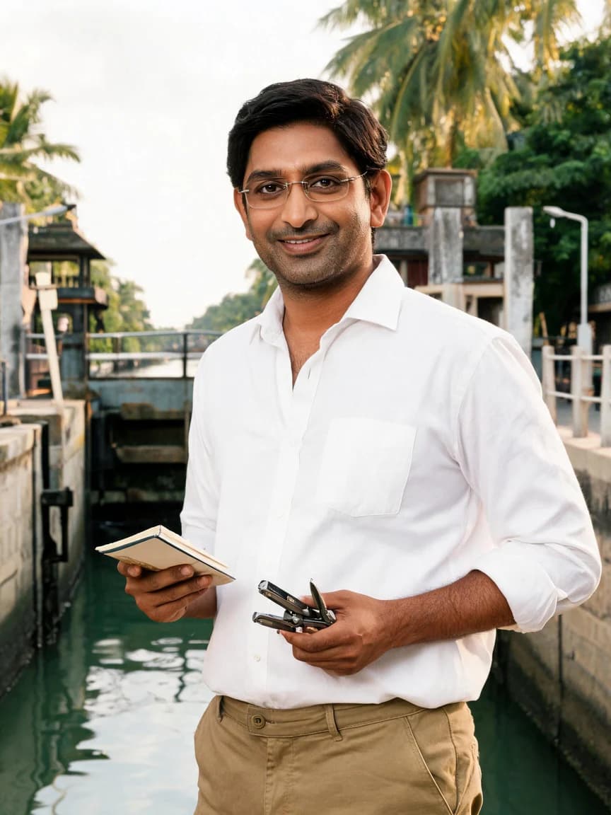 Vikram Nair，The Canal Lock Technician