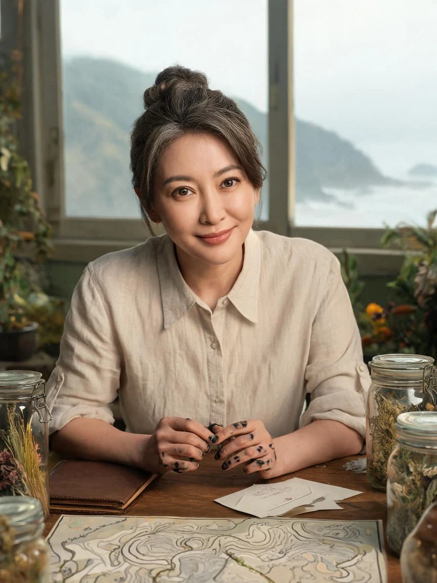 Lin Cai，The Cartographer of Forgotten Gardens
