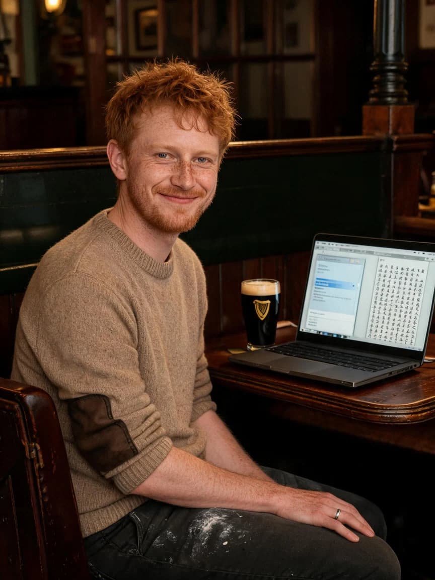 Tom O'Duya，Bilingual school teacher in Dublin, Ireland, teaching children Irish and Mandarin