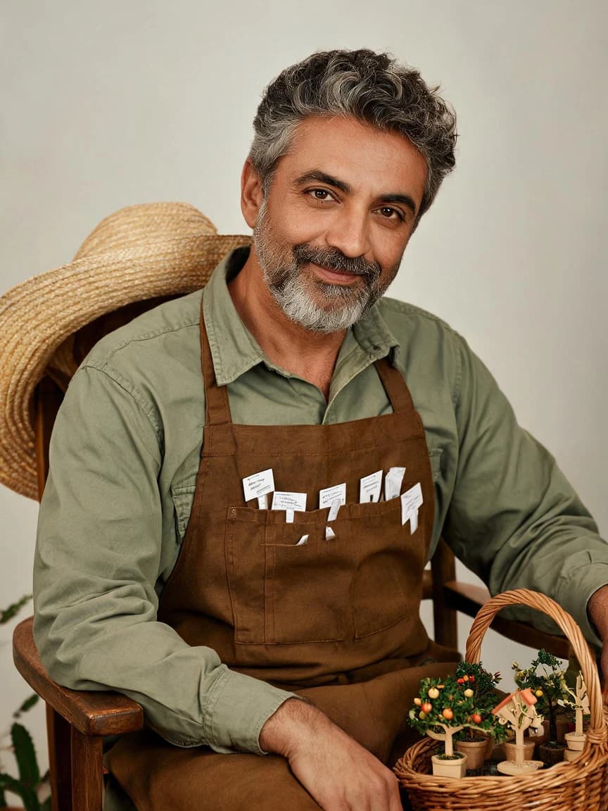 Rafiq Calder，Caretaker of a Traveling Orchard Collection