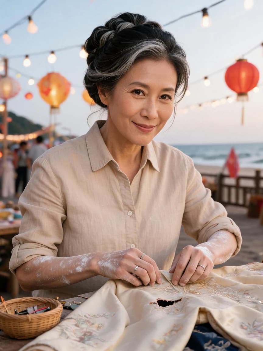 Lin Mei Tan，The Coastal Stitcher