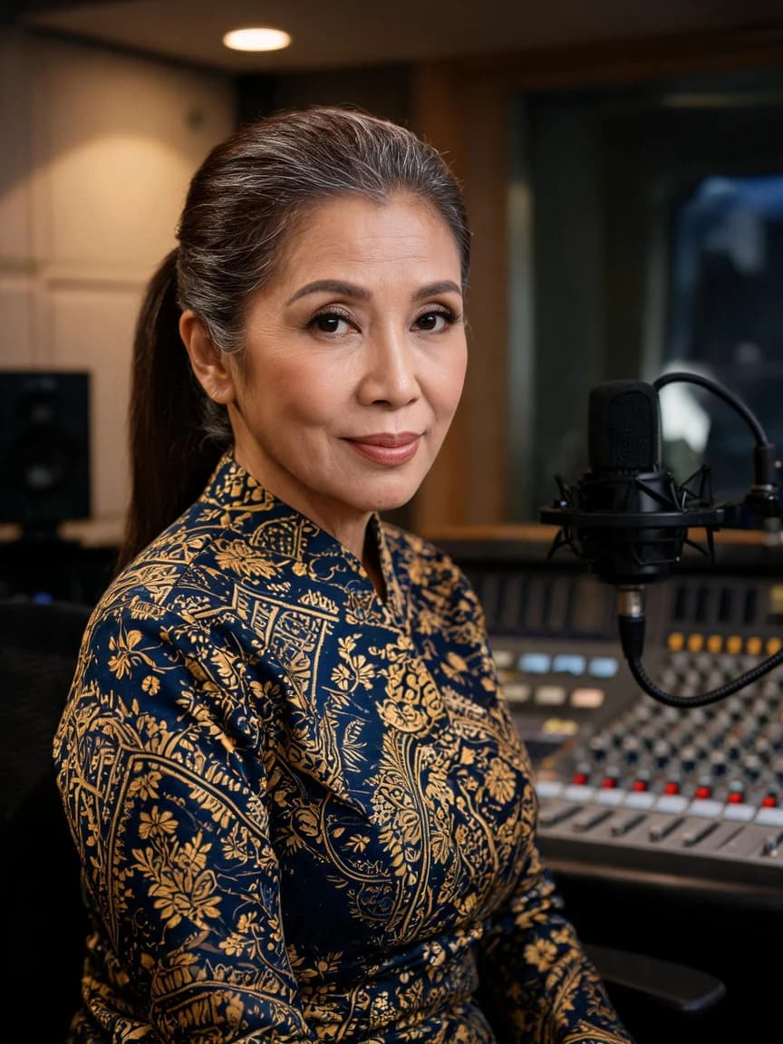 Sari Wulandari Putri，Voice of the Evening Broadcast