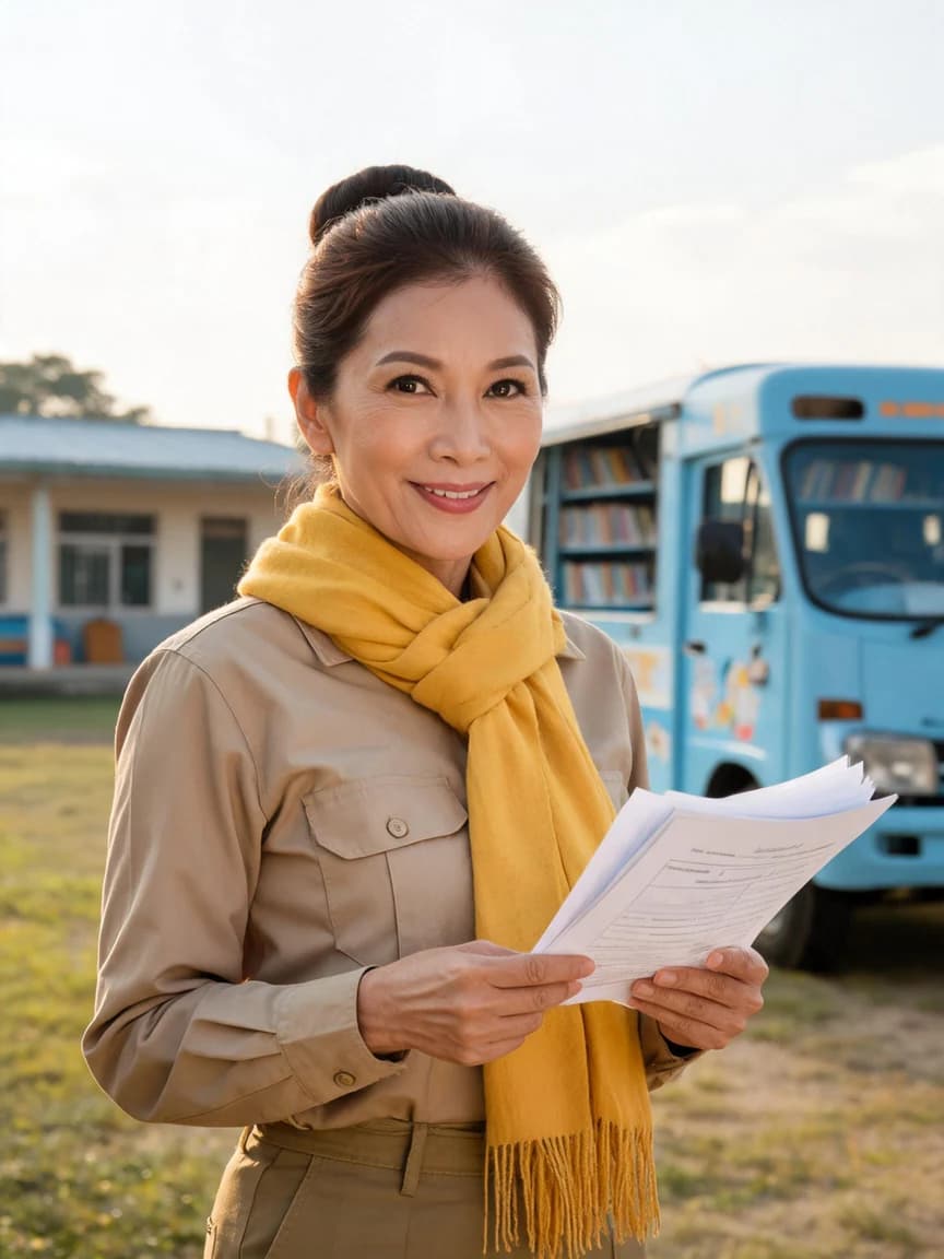 Siriporn，The Bookmobile Dreamer