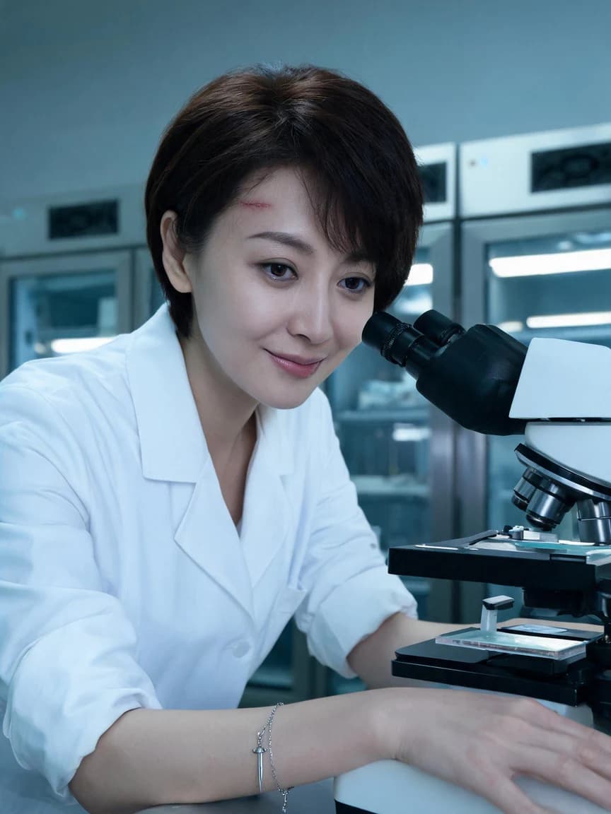 Wei Zhilan，Specimen Custodian in the Forensic Pathology Laboratory, specializing in the 'silent testimony' of unidentified bodies