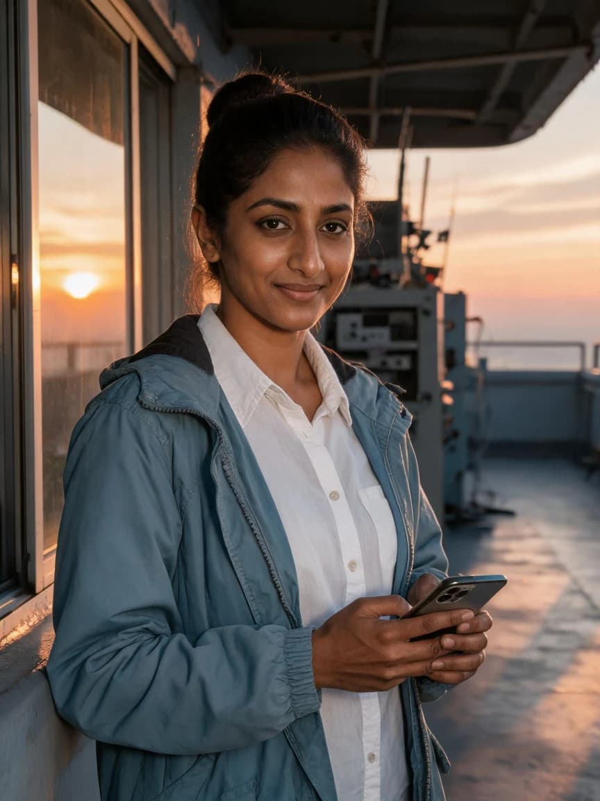 Aisha Rahman，Static on the Line