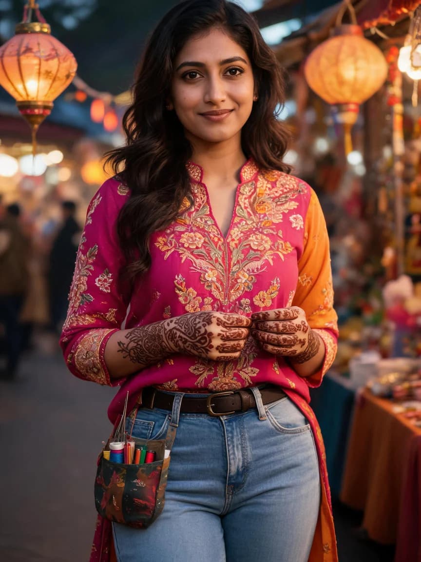 Priya Sharma，The Weaver of Traditions