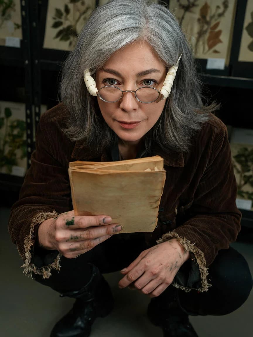 Gu Chengyuan，Fern Researcher at the National Plant Specimen Museum, specializing in tracking species mislabeled a century ago