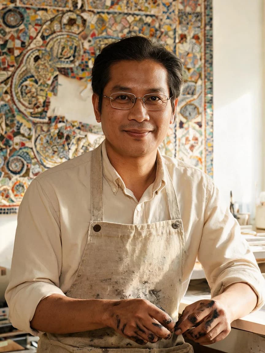Budi Santoso Hartono，The Tile Architect