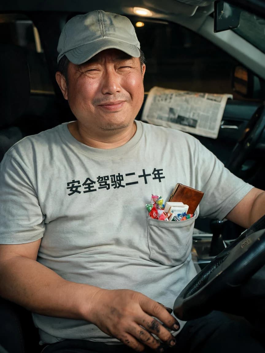 Wei Xubai，Veteran Taxi Driver Who Has Drove for Twenty Years and Is Saving Money to Buy a Fishing Boat