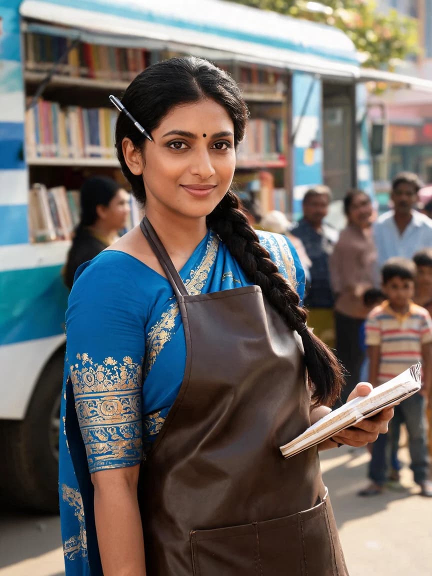 Priya Shetty，The Bookmobile Conductor