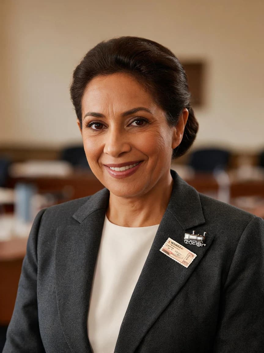 Elena Rodriguez，The Rail Historian