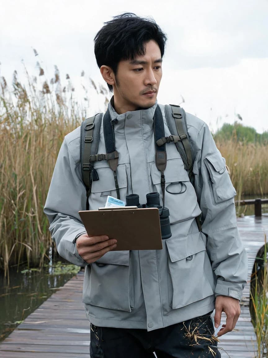 Luo Qingye，Bird Surveyor at an Urban Wetland