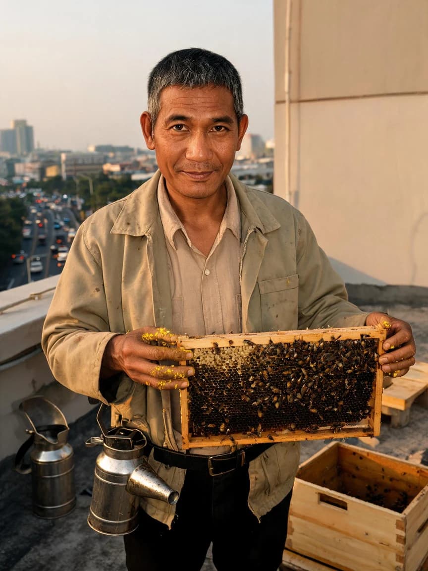 Budi Mahendra，The Roof Beekeeper Who Measured Wrong