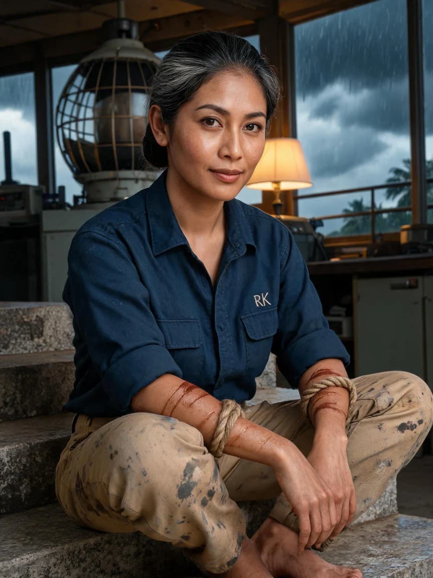 Sari Kusuma，Lighthouse Keeper of Karang Batu