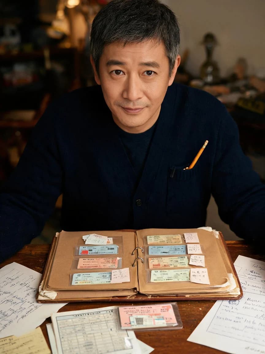 Huo Jinyan，Collector Researcher of Old Tickets and Timetables
