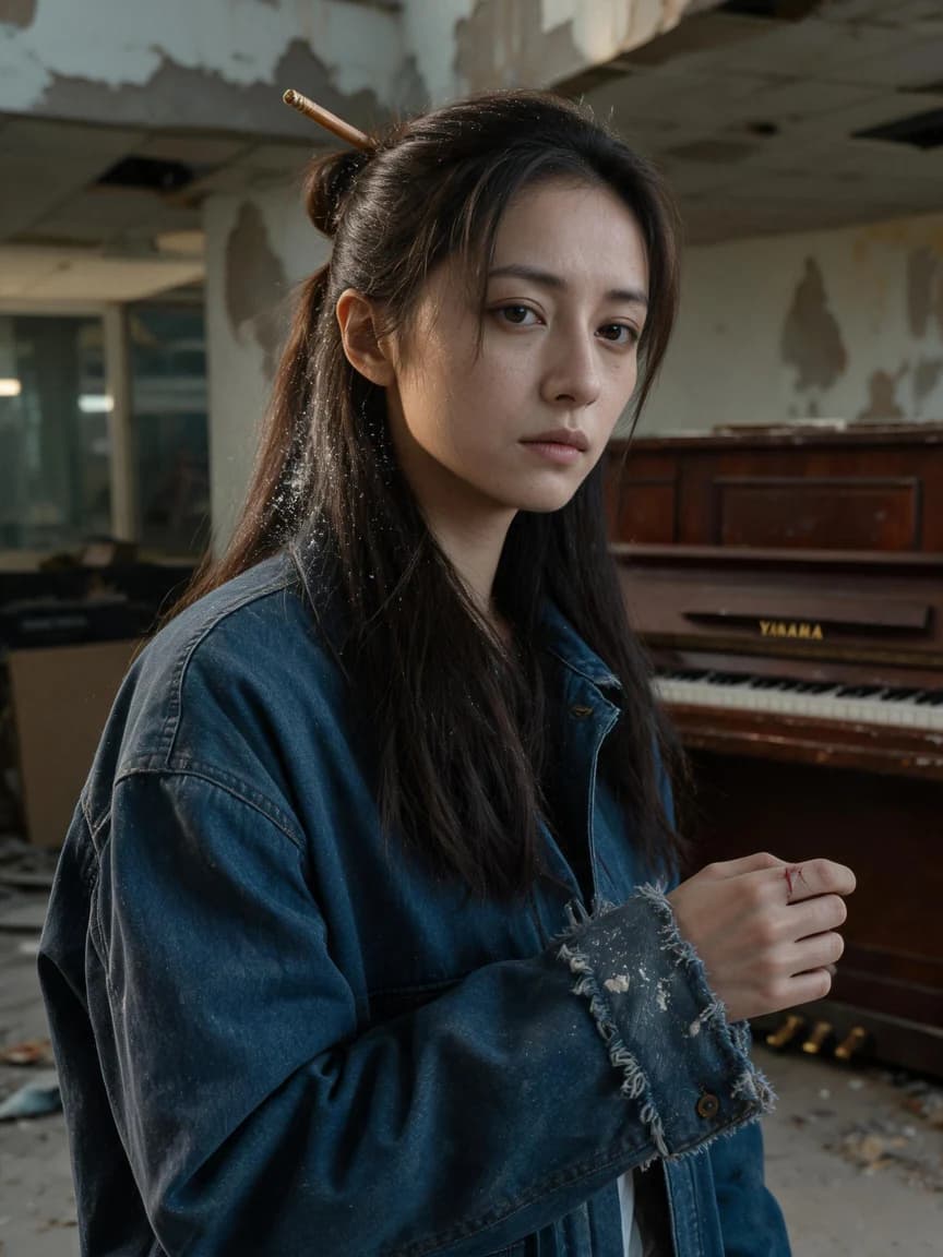 Su Guanlan，Jazz pianist resident in an abandoned music classroom