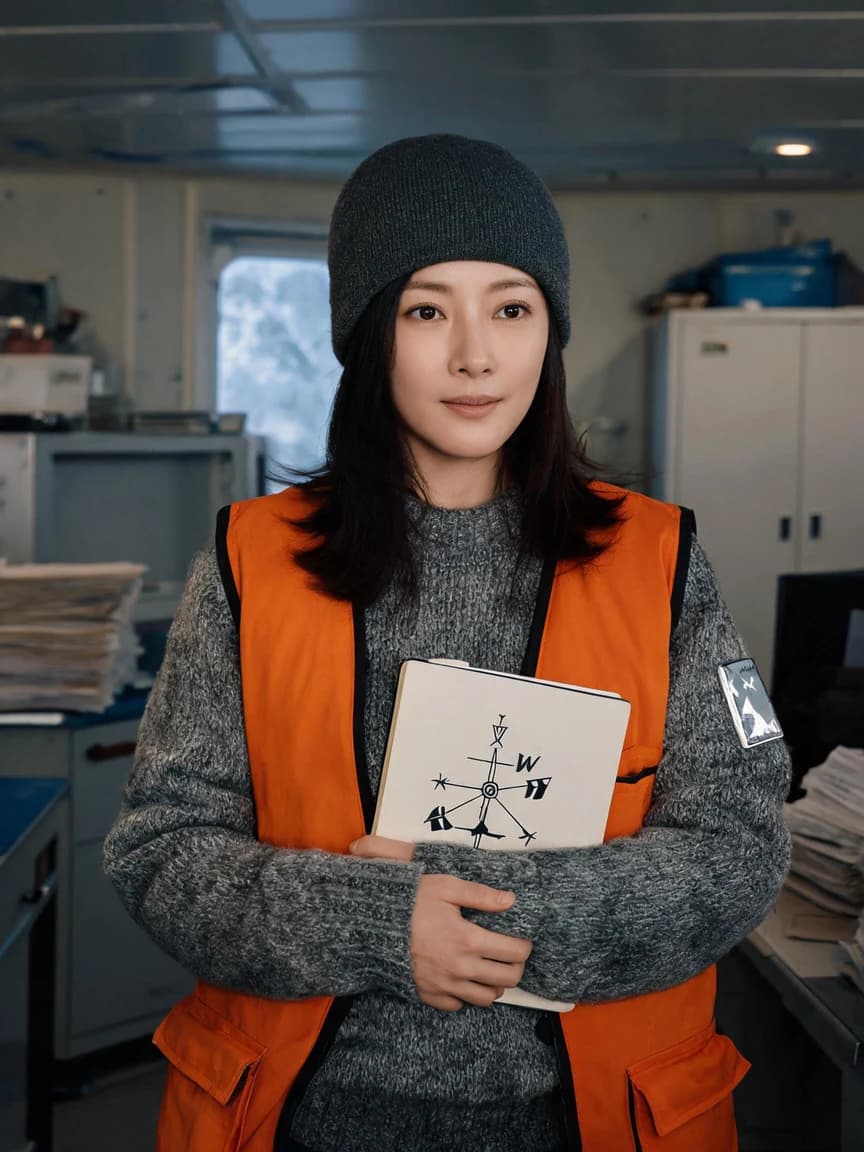 Lin Mulan，Meteorological Recorder at a Polar Research Station