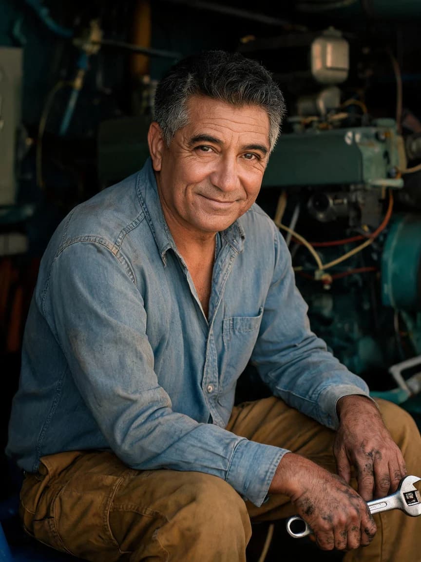 Mateo Rios Reyes，The Ferry Mechanic