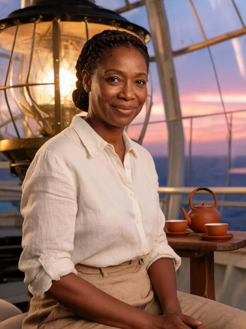 Amara Okafor，The Lighthouse Keeper