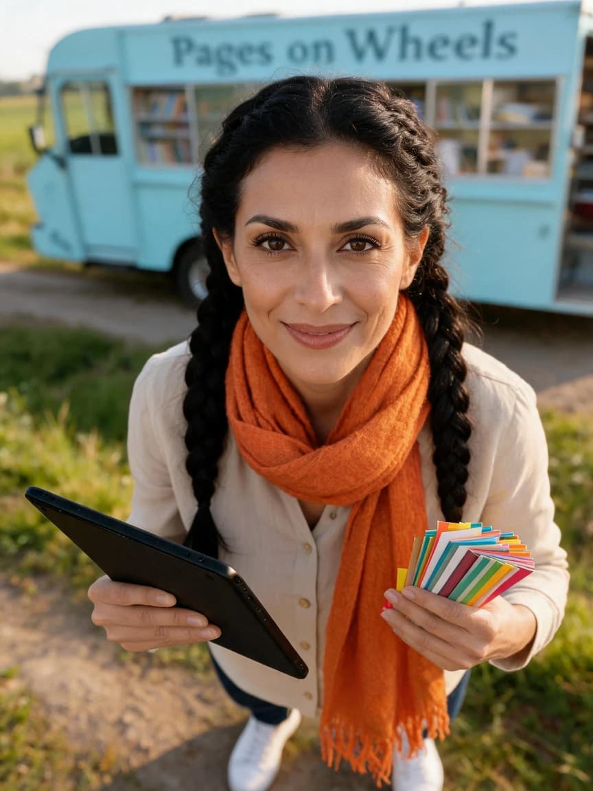 Elena María Reyes Delgado，The Bookmobile Coordinator