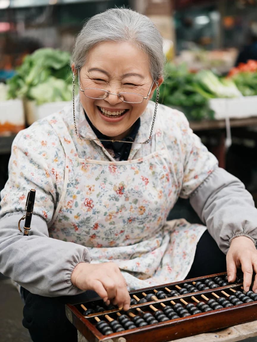 Zhou Yanqiu，The Accountant Auntie of the Community Market, Translator of Numbers and Human Feelings